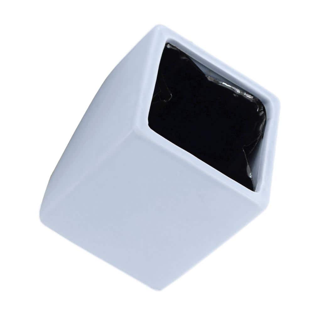 Cube 3-1/2 in. x 4 in. Sky Ceramic Wall Planter