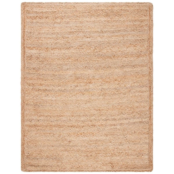 Natural Fiber 11 ft. x 15 ft. Natural Border Woven Area Rug