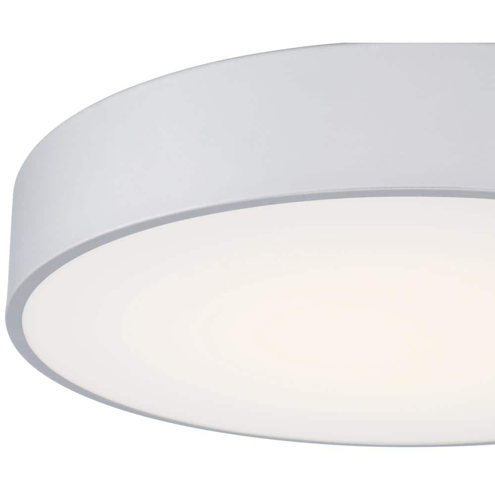 Como 17.75'' Satin LED Flush Mount Ceiling Light