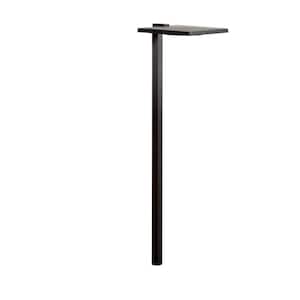 Low Voltage 6 in. Textured Black Hardwired 2700K Integrated LED Weather Resistant Shallow Shade Path Light