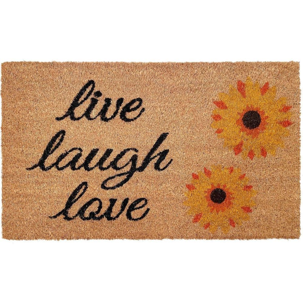 Multi-Colored 29 in. x 17 in. Coir Outdoor Door Mat price history on PriceWatchPro