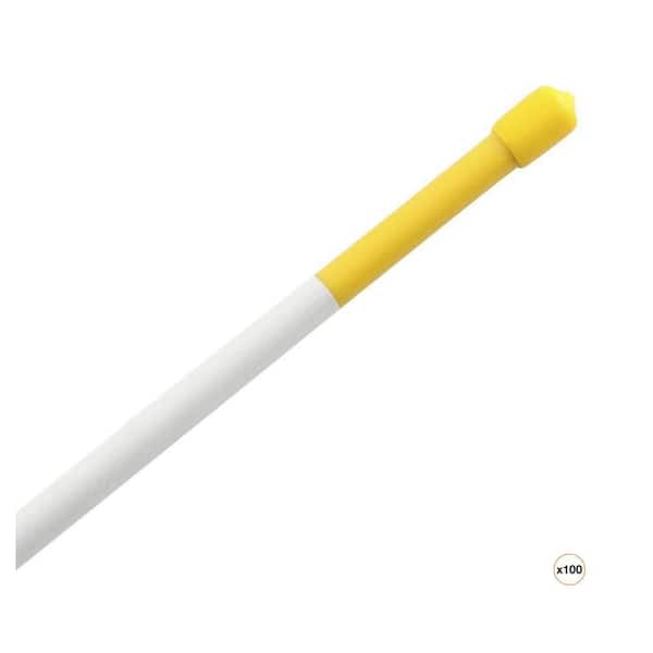 48 in. Reflective Rod in Yellow (100-Count)