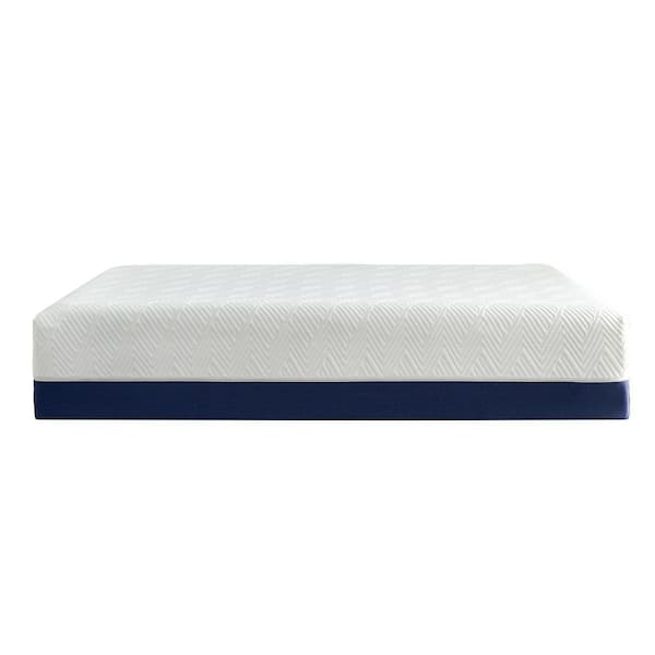 PICCHESS Full Medium 12 in. Gel Memory Foam Mattress Edge Support with Breathable Cover Boxed