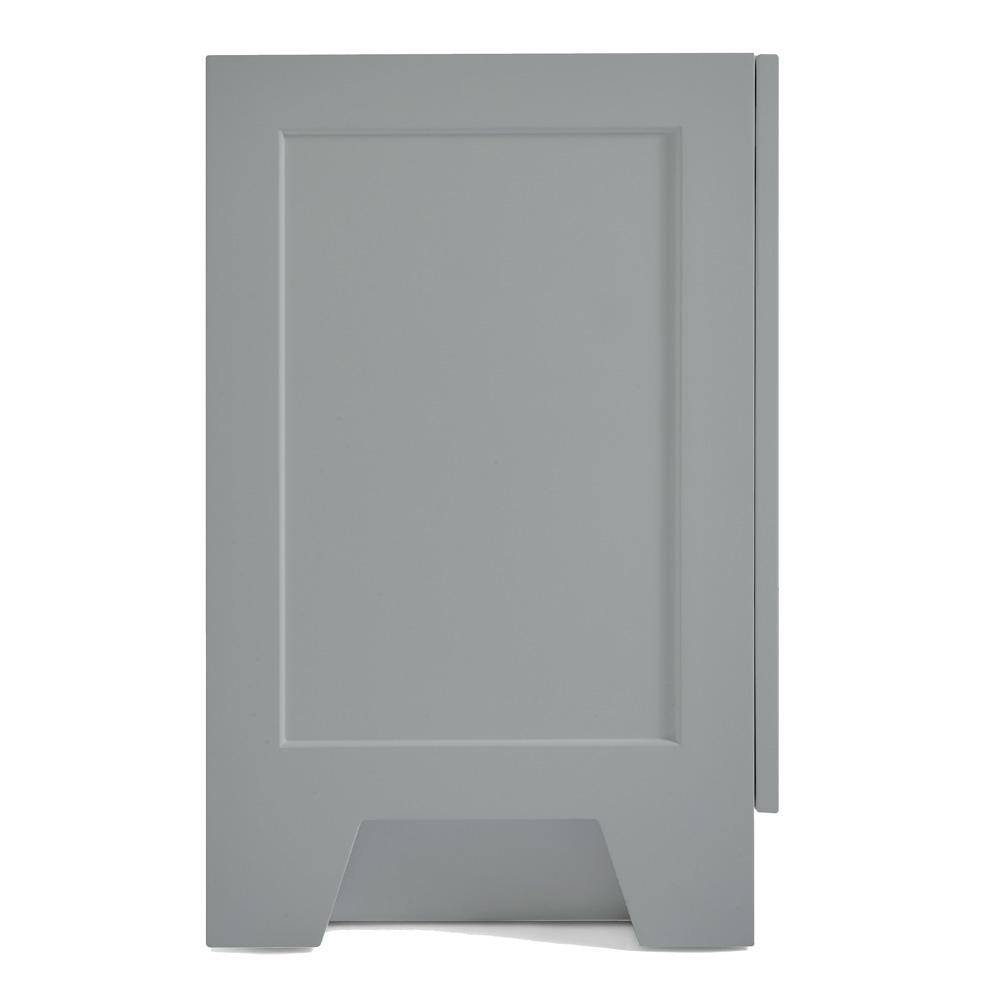 Taylor 36" Gray Freestanding Single Vanity Cabinet with Brass Hardware