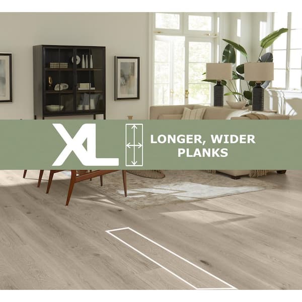 Ice Caps XL Euro Oak 9/16 in. T x 8.66 in. W Tongue & Groove Wire Brushed Engineered Hardwood Flooring (31.25 sqft/case)