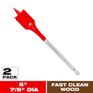 7/8 in. x 6 in. SPEEDemon High Speed Steel Spade Drill Bit (2-Piece)