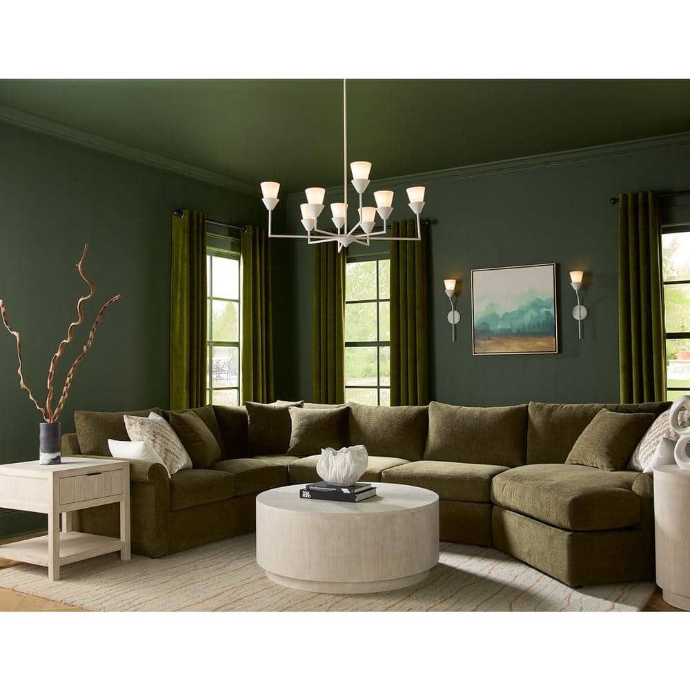 Pinellas White Plaster Dimmable Wall Bracket with Opal Glass Shade