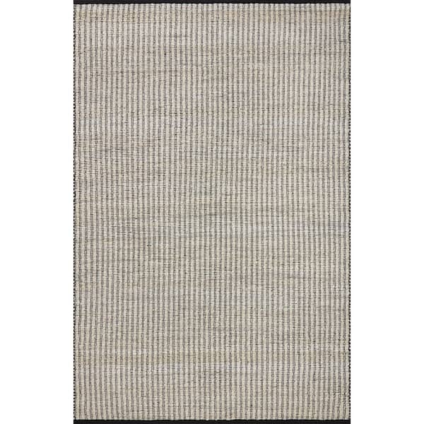 Angela Rose Colton 2 ft. x 3 ft. Ivory / Black Contemporary Accent Rug