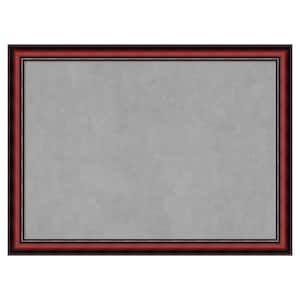 Rubino Cherry Scoop 31 in. x 23 in. Framed Magnetic Board