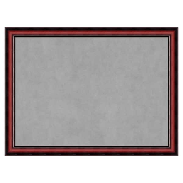 Amanti Art Rubino Cherry Scoop 31 in. x 23 in. Framed Magnetic Board