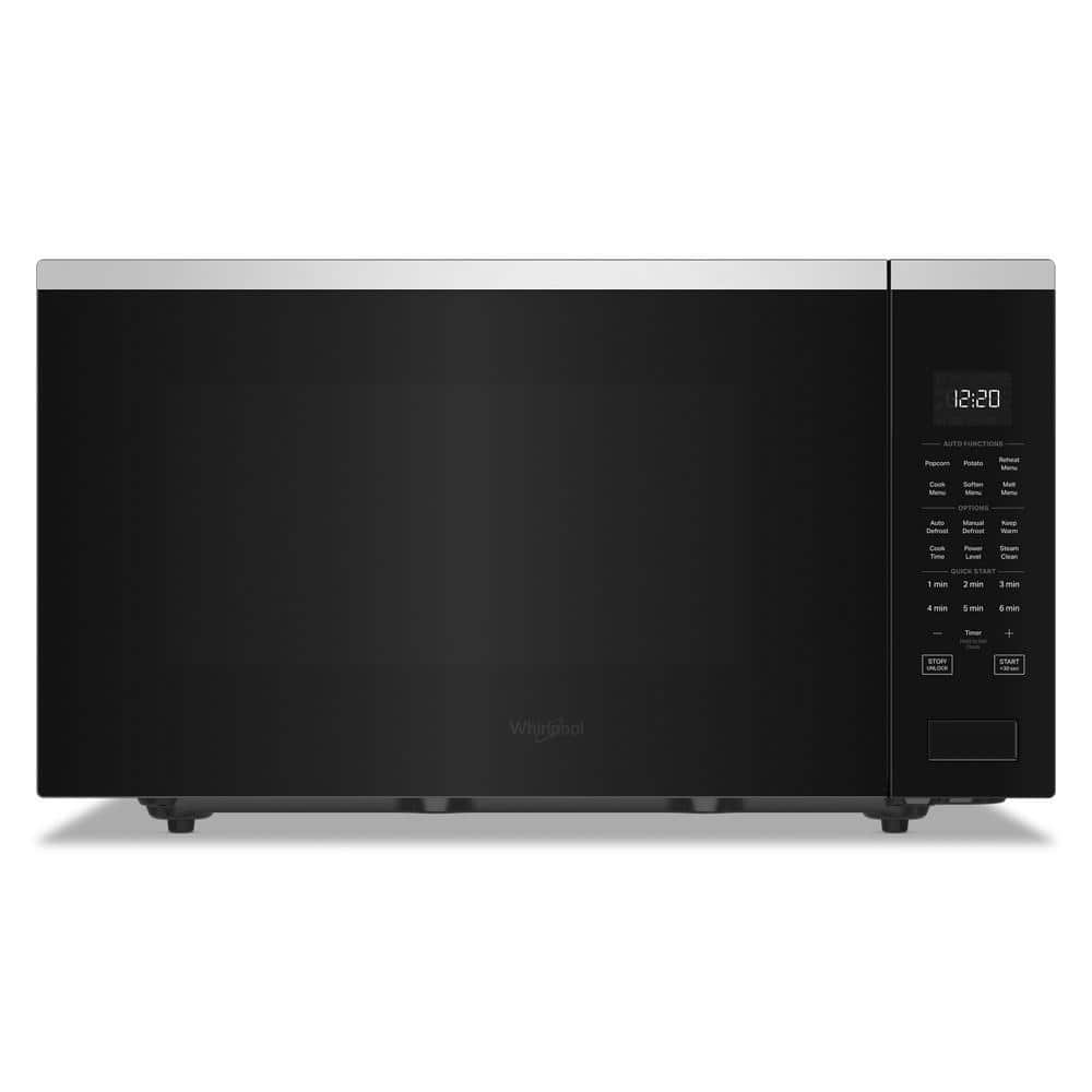 Whirlpool 24.75 in. 2.2 cu. ft. Sensor Cooking Microwave in Fingerprint Resistant Stainless Steel