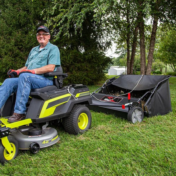 Best lawn sweeper for zero turn sale