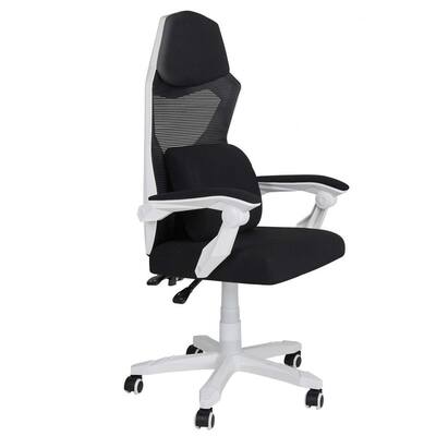 White Mesh High Back Adjustable Recliner Ergonomic Executive Office Chair with Lumbar Support