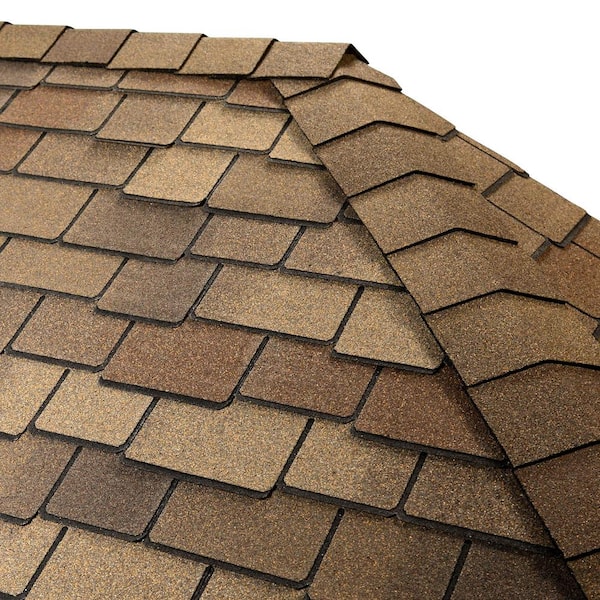 GAF Timbertex Tuscan Sunset Double-Layer Hip and Ridge Cap Roofing Shingles (20 lin. ft. per Bundle) (30-pieces)