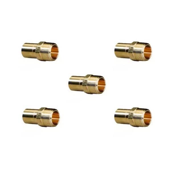 Viega ProPress 3/4 in. FTG x 3/4 in. MPT Zero-Lead Bronze Adapter (5-Pack)