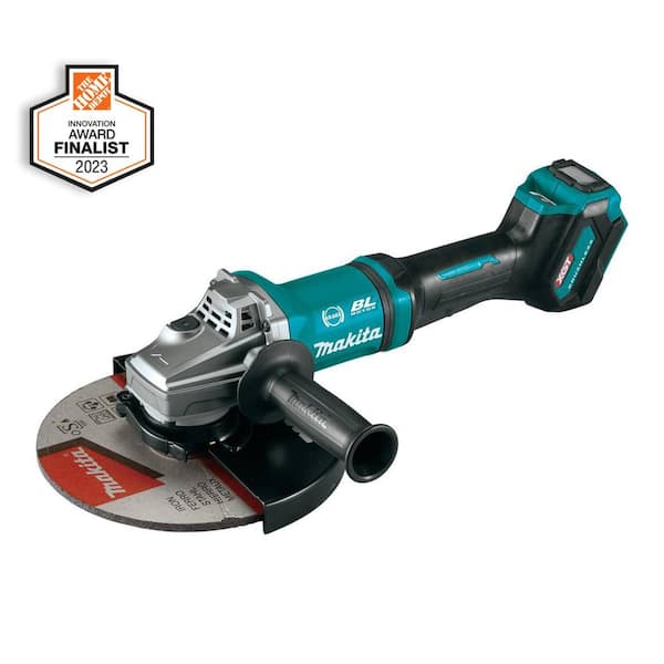 Makita 40V Max XGT Brushless Cordless 7/9 in. Paddle Switch Angle Grinder, with Electric Brake, AWS (Tool Only)