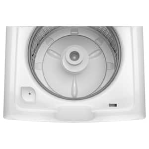 4.3 cu. ft. Top Load Washer in White with Dual Action Agitator and Sanitize with Oxi