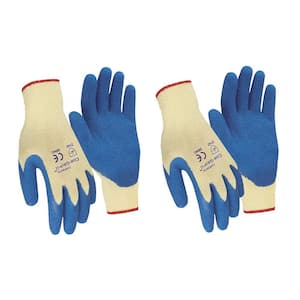 Galeton 11957-XL Blue Steel Nitrile Coated Gloves Rough Finish XL Safety Cuff Blue Pack of 12