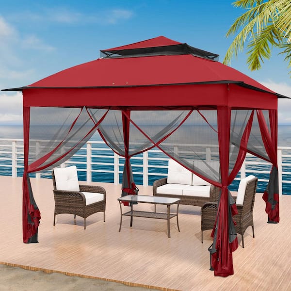 COOS BAY 11 ft. x 11 ft. Patio Portable Gazebo Pop-Up Canopy