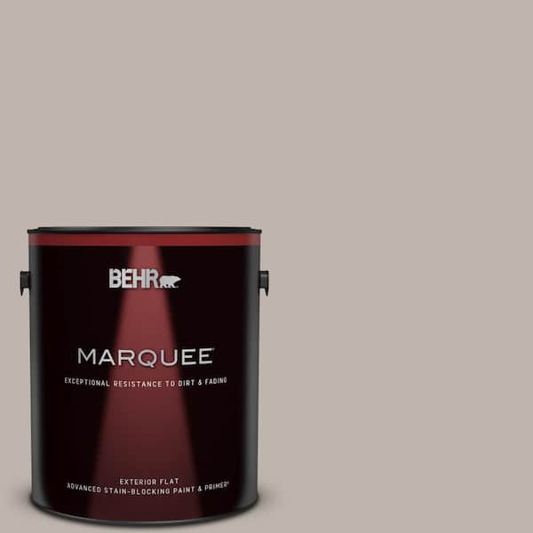 BEHR MARQUEE 1 gal. #PPU18-12 Graceful Gray Flat Exterior Paint & Primer