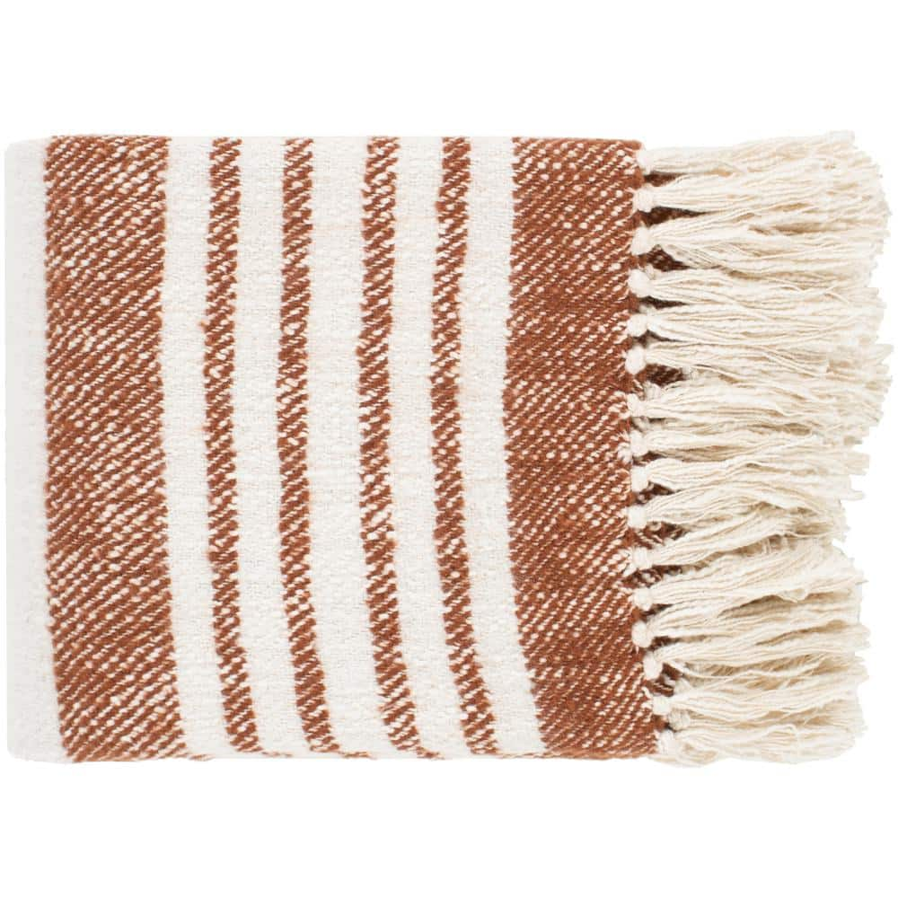 burnt orange throw rug