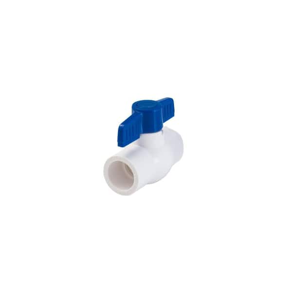 1/2 in. PVC Sch. 40 Solvent x Solvent Ball Valve