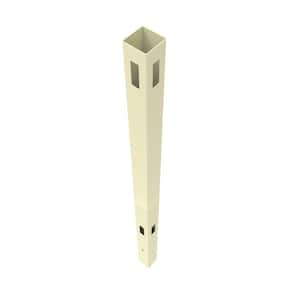 5 in. x 5 in. x 8.5 ft. Sand Vinyl Fence Corner Post