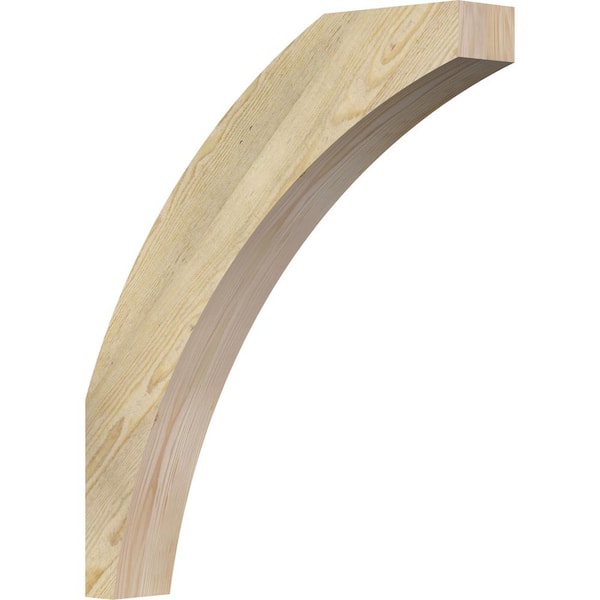 Ekena Millwork 4"W x 24"D x 28"H Thorton Rough Sawn Knee Brace, Douglas Fir