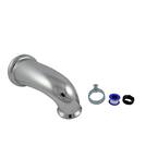 8 in. Universal Decorative Tub Spout with Diverter in Chrome