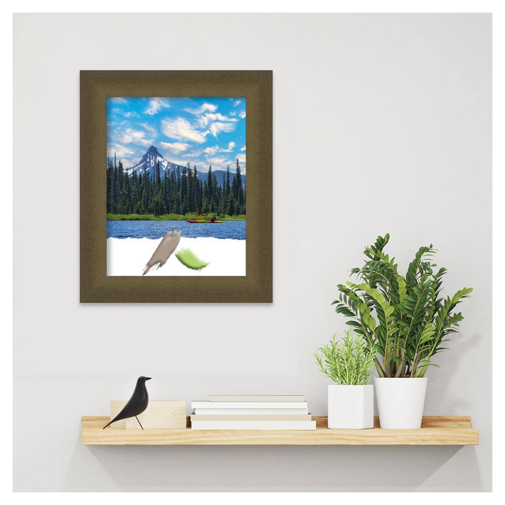 Blaine Light Bronze Narrow 11x14 Polystyrene Wall Frame