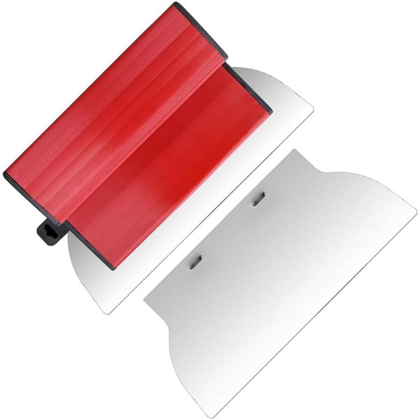 KIWDZFU 10 in. Stainless Steel Drywall Skimming Blade with Extra Blade Insert for Concrete Finishing and Wall Smoothing