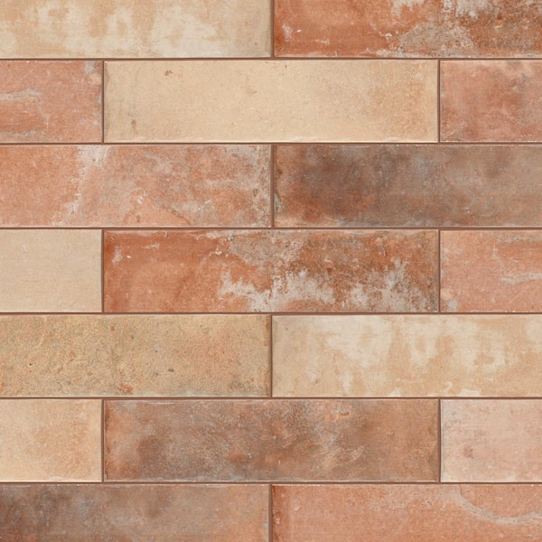 Merola Tile Americana Boston Brick North East 2-1/2 in. x 10 in. Porcelain Floor and Wall Tile (5.13 sq. ft./Case)