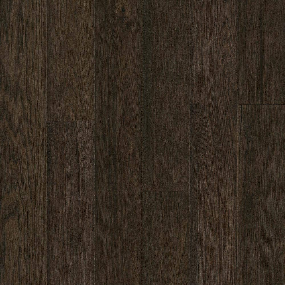 Hydropel Black Brown Hickory 7/16 in. T x 5 in. W Waterproof Click Lock Engineered Hardwood Flooring (22.6 sq.ft./ctn) -  Bruce, EHWR54L50WR