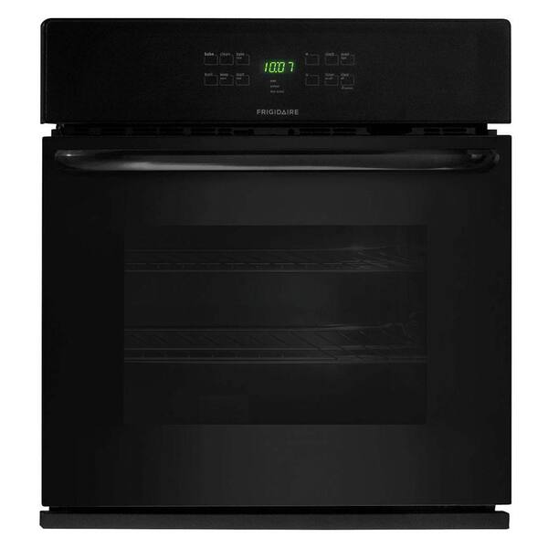 Frigidaire 27 in. Single Electric Wall Oven Self-Cleaning in Black