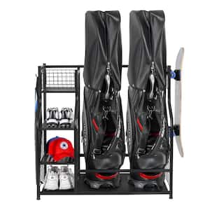 121 lbs. Golf Storage Garage Rack and Other Golfing Equipment Organizer