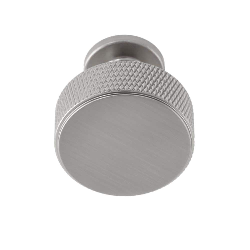 Kent 1-3/8" Satin Nickel Round Knurled Knob
