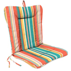 38 in. L x 21 in. W x 3.5 in. T Outdoor Wrought Iron Chair Cushion in Kodi Cornhusk