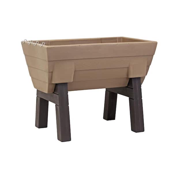 Garden Wizard Elevated Garden Bed in Khaki