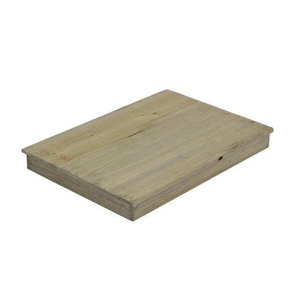 Crate and Pallet 18 in. x 12-1/2 in. x 1-3/4 in. Large Crate Lid in Weathered Gray