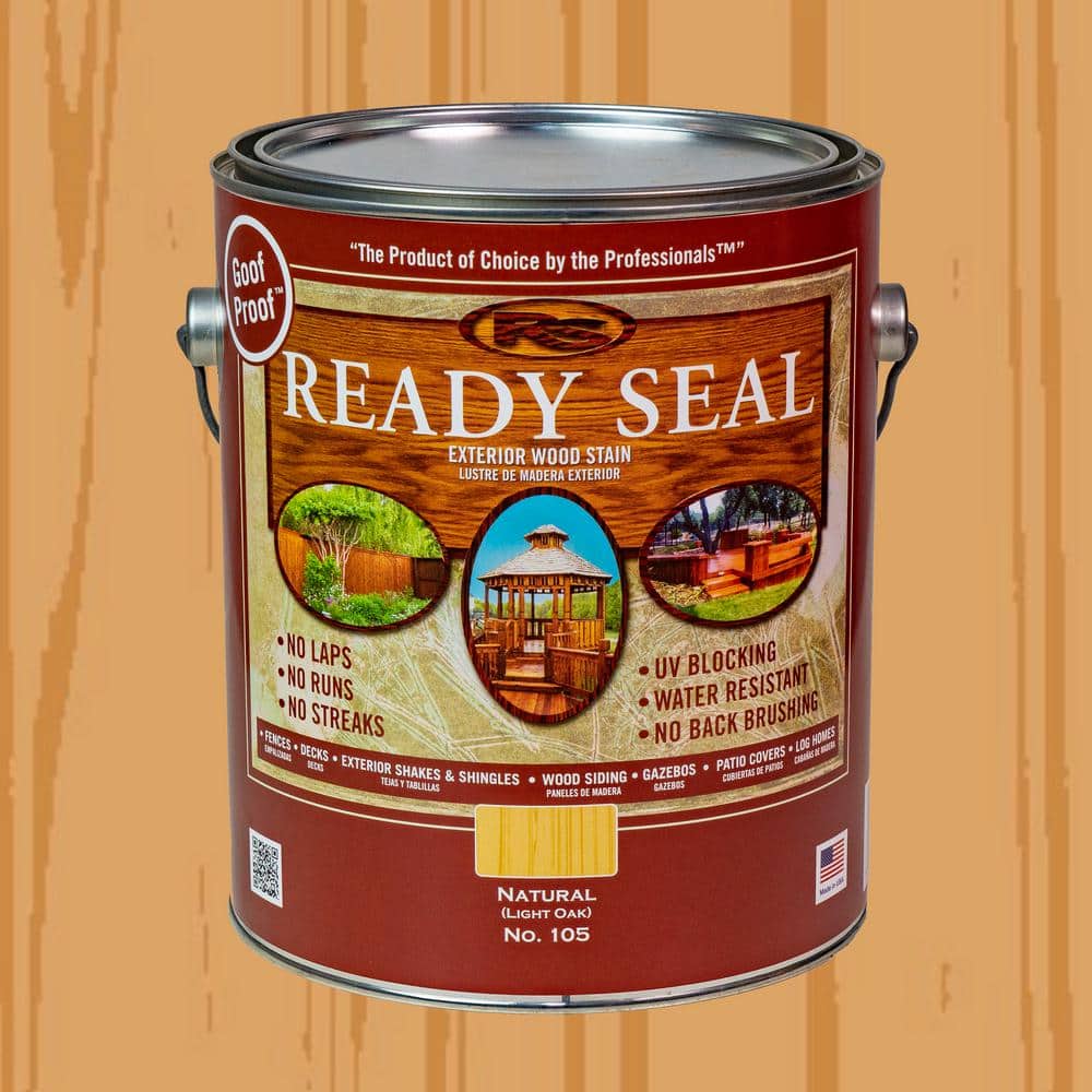 BEHR PREMIUM 1 gal. #ST-330 Redwood Semi-Transparent Waterproofing Exterior  Wood Stain and Sealer 533001 - The Home Depot