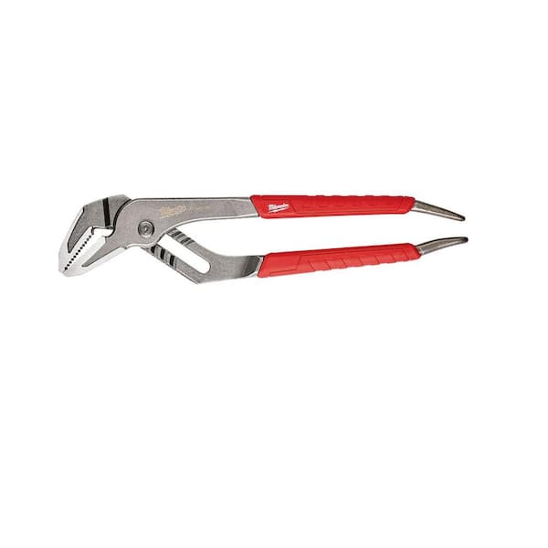 Milwaukee 10 in. Straight-Jaw Pliers with Comfort Grip and Reaming Handles