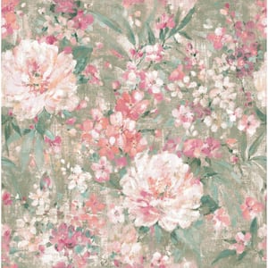 Mayville Hedgerow Green Wallpaper