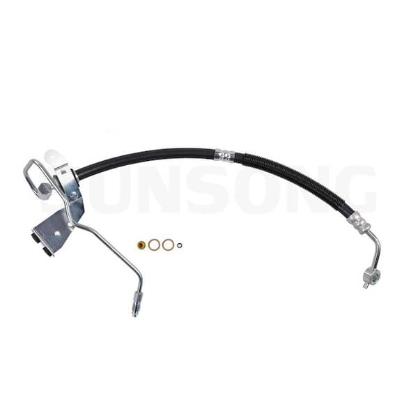 Sunsong Power Steering Pressure Line Hose Assembly - Pump To Rack