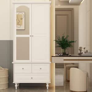 Vintage wardrobe with mirror online