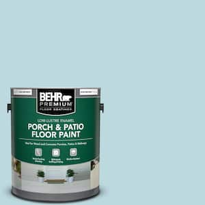 1 gal. #S460-1 Air Blue Low-Lustre Enamel Interior/Exterior Porch and Patio Floor Paint