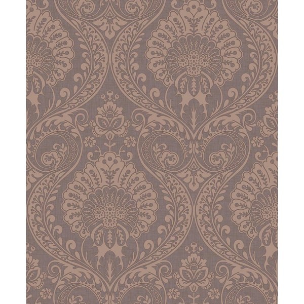Arthouse Berenice Rose Gold Brown Luxe Wallpaper Sample