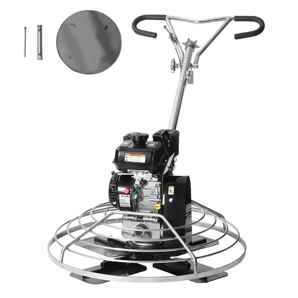 Power Trowel 6HP Gas-Powered Smooth Concrete Surface Finisher 75.2 in. x 37.6 in. Finishing Trowel with Rubber price history on PriceWatchPro