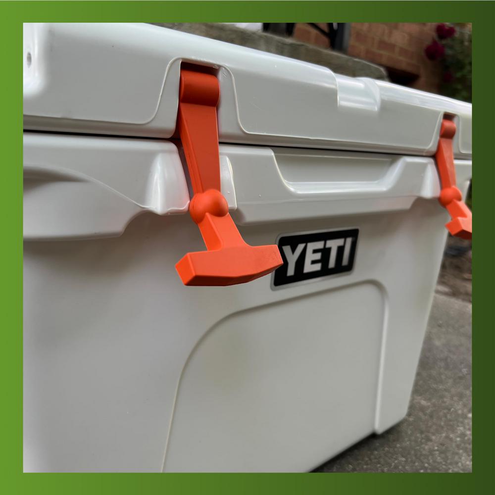 Angel Sar 2-Piece Rubber Replacement Lid Latches Compatible with