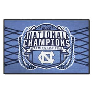 University of North Carolina at Chapel Hill 2022 NCAA Basketball National Championship 1.5 ft. x 2.5 ft. Starter Mat