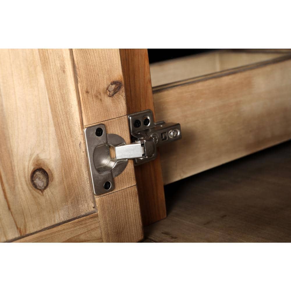 Austin 59" Walnut Reclaimed Wood Double Vanity Cabinet